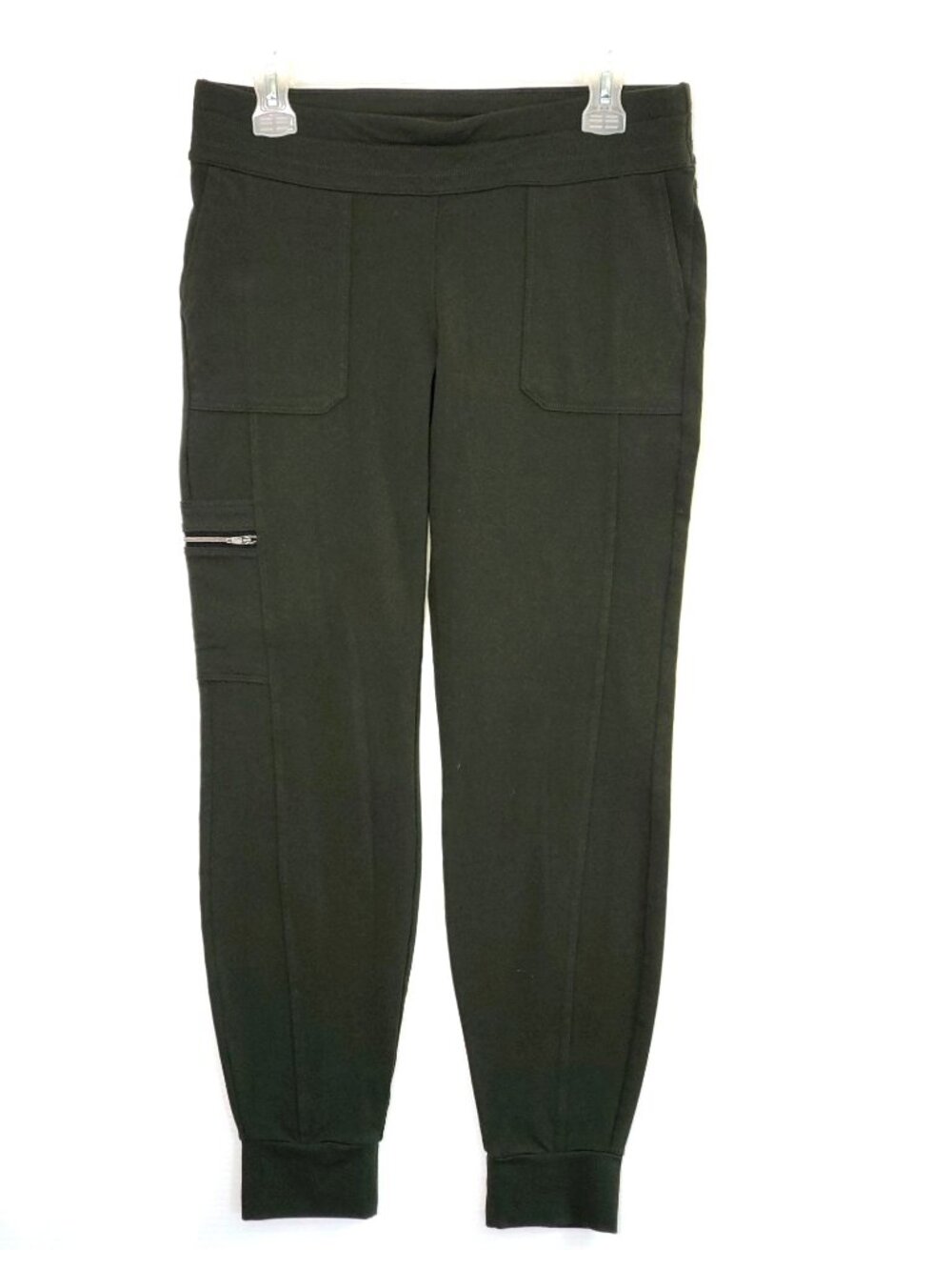 Athleta Women's Dark Green Highline Hybrid Cargo Tight Jogger Size S 1303 - Picture 2 of 10